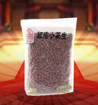 薈食(FINE FOOD)紅皮小花生產(chǎn)自吉林白城1kg每袋，本產(chǎn)品富含豐富的蛋白質(zhì)、脂肪、碳水化合物以及維生素，深受廣大消費(fèi)者青睞。本產(chǎn)品的設(shè)計(jì)精致大方、方便攜帶，是作為居家、旅行、聚會(huì)常備的休閑伴侶。采選優(yōu)質(zhì)紅皮小花生，經(jīng)過(guò)嚴(yán)格的篩選流程，確保每一粒紅皮小花生的質(zhì)量安全。