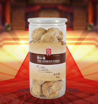 薈食(FINE LIFE)猴頭菇產(chǎn)自黑龍江牡丹江80g每袋，質(zhì)輕盈，有特殊天然菌香，味道鮮美，風(fēng)味獨(dú)特，保留了豐富的營養(yǎng)成分。采取透明包裝，新鮮清晰可見，干凈衛(wèi)生，方便存放冷藏，方便消費(fèi)者們的選購，安全健康，放心購買。
