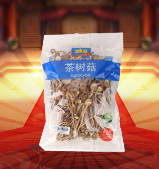 宜客(AKA)茶樹菇產(chǎn)自江西撫州250g每袋，茶樹菇是一種低熱量、低脂肪的食品，其外觀呈褐色，味道鮮美，具有滑、鮮、嫩的特點(diǎn)。茶樹菇含有大量的稀有元素——脂肪、維生素、膳食纖維、碳水化合物、鎂、鐵等元素，給人提供所需營養(yǎng)。